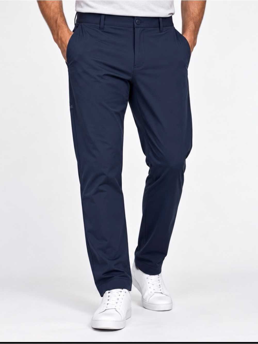 Rhone Men’s Commuter Performance Pants Navy Blue Size 38 Stretch Golf Work